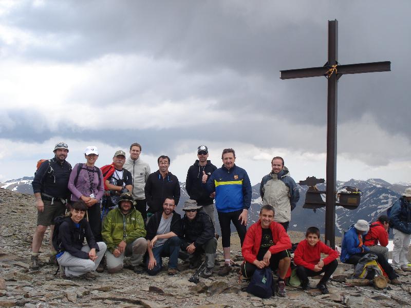 Foto de grup al Puigmal