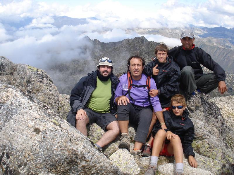Fent cim al Tuc de Saboredo (2834mts)