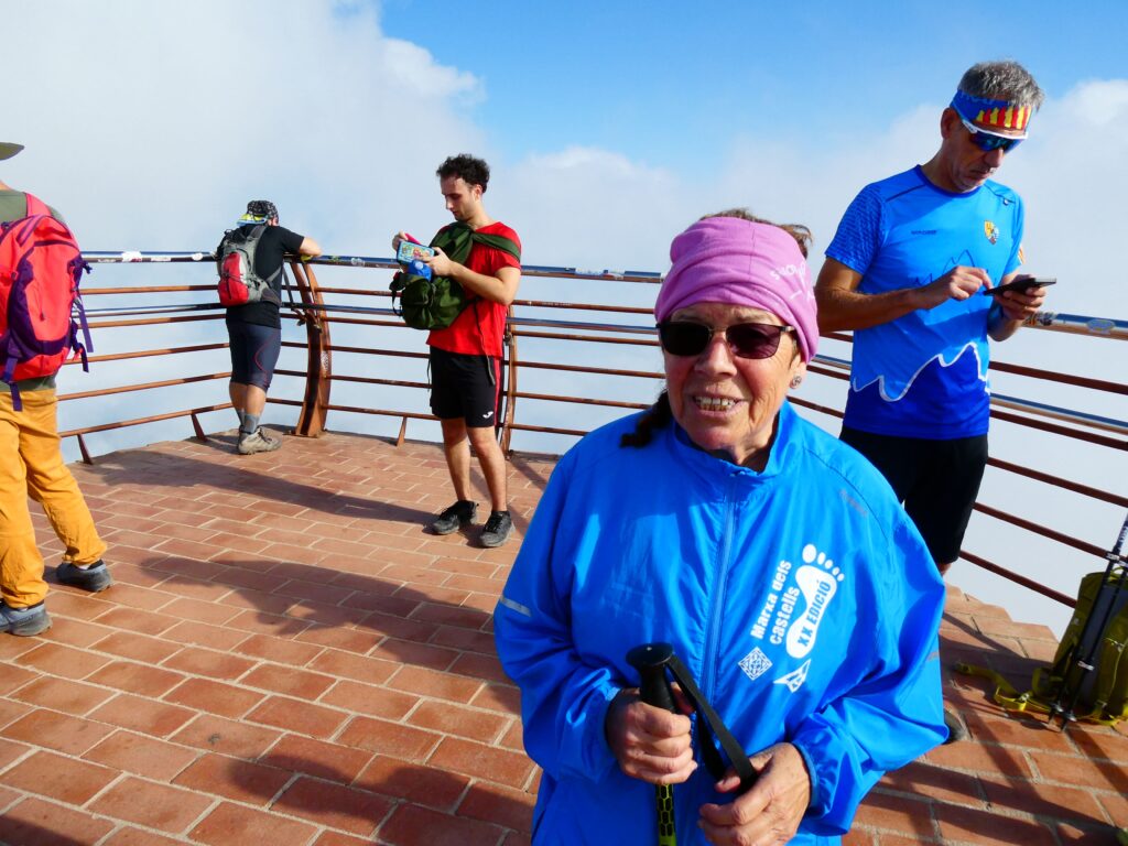 S’assoleix el cim de Sant Jeroni de Montserrat (1245mts) per commemorar el 25è aniversari del Club Excursionista Anoia
