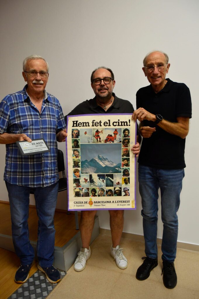 Tarda emotiva per a donar el tret de sortida als actes de celebració del 25è aniversari del Club Excursionista Anoia.