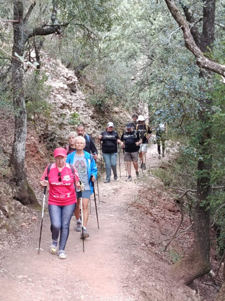 S’assoleix el cim de Sant Jeroni de Montserrat (1245mts) per commemorar el 25è aniversari del Club Excursionista Anoia