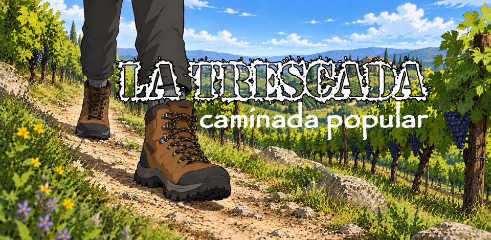 Ja estan obertes les inscripcions a LA TRESCADA, la caminada popular que recorrerà les serres i vinyes de Masquefa i que ofereix un paisatge espectacular de la muntanya de Montserrat